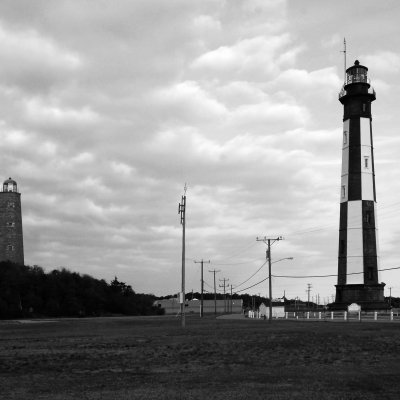 OLD AND NEW CAPE HENRY LIGHTHOUSES  VA
